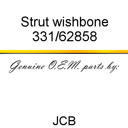 Strut, wishbone 331/62858
