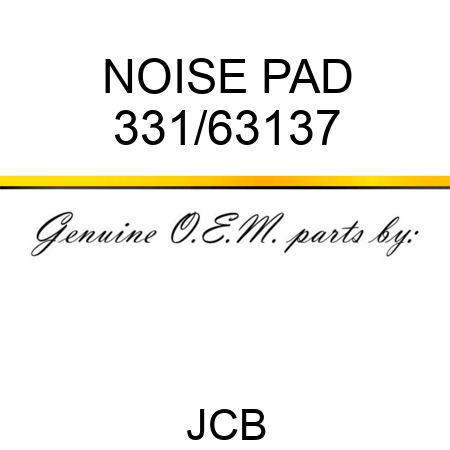 NOISE PAD 331/63137