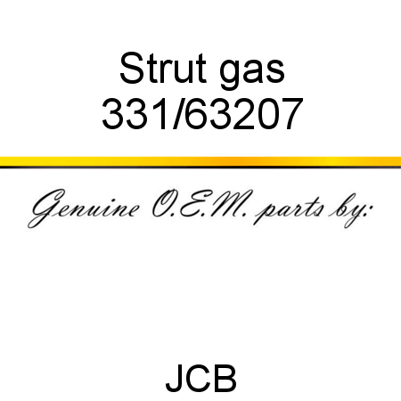 Strut, gas 331/63207