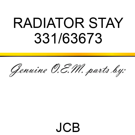 RADIATOR STAY 331/63673