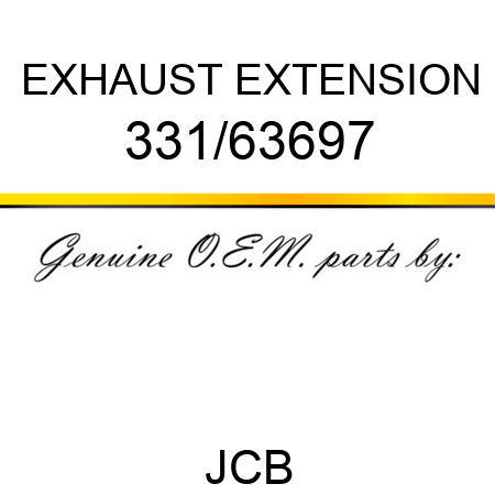 EXHAUST EXTENSION 331/63697