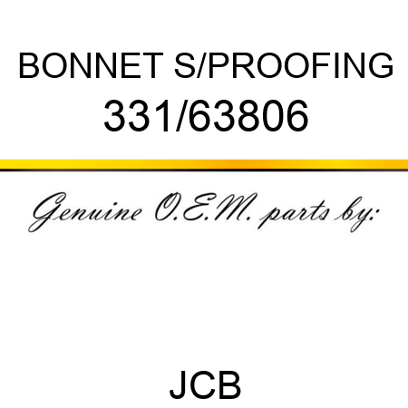 BONNET S/PROOFING 331/63806