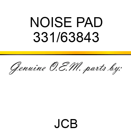 NOISE PAD 331/63843