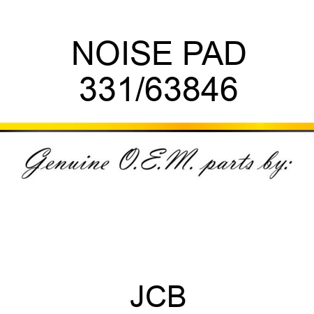NOISE PAD 331/63846