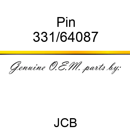 Pin 331/64087