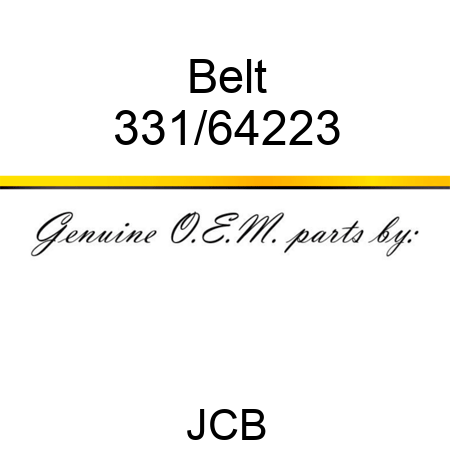 Belt 331/64223
