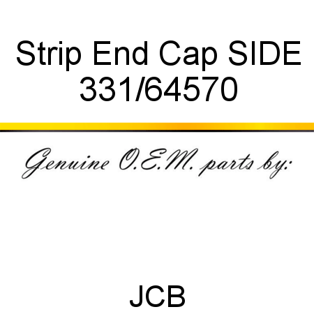 Strip, End Cap SIDE 331/64570