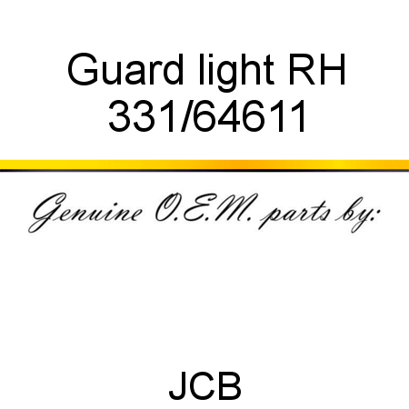 Guard, light RH 331/64611