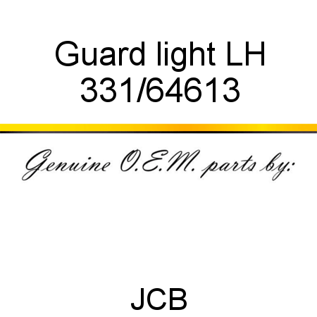 Guard, light LH 331/64613