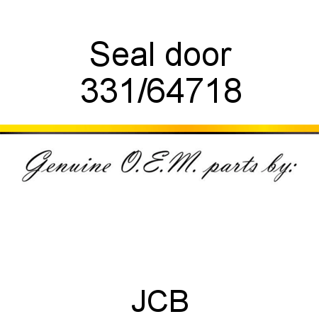 Seal, door 331/64718