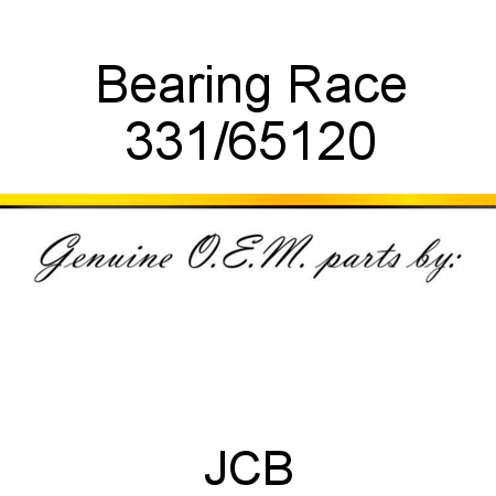 Bearing, Race 331/65120
