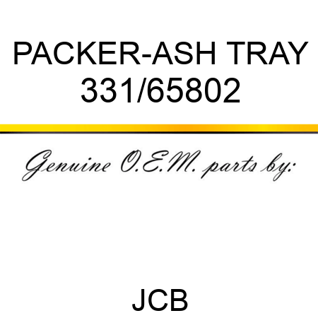 PACKER-ASH TRAY 331/65802