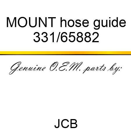 MOUNT hose guide 331/65882