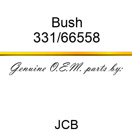 Bush 331/66558
