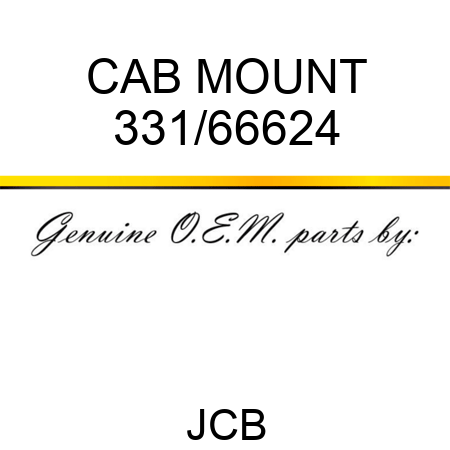 CAB MOUNT 331/66624