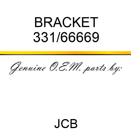 BRACKET 331/66669