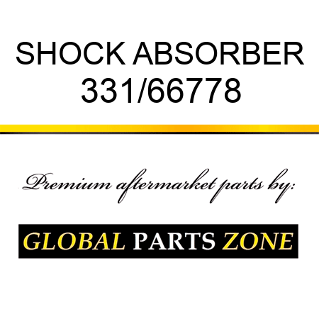SHOCK ABSORBER 331/66778