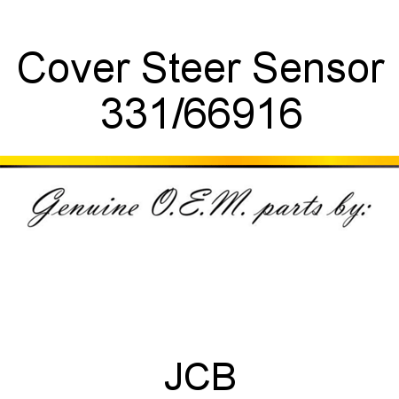 Cover, Steer Sensor 331/66916