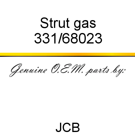Strut, gas 331/68023