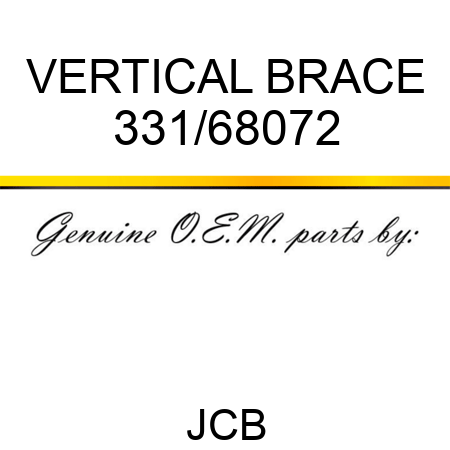 VERTICAL BRACE 331/68072
