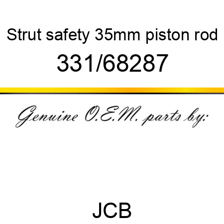 Strut, safety, 35mm piston rod 331/68287