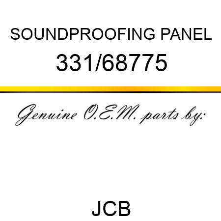 SOUNDPROOFING PANEL 331/68775