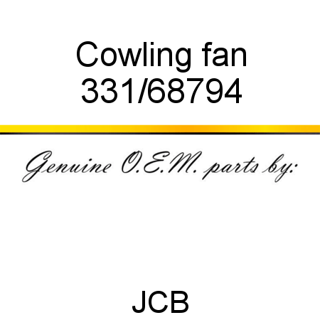 Cowling, fan 331/68794