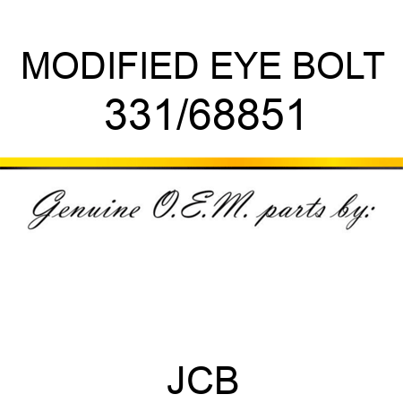 MODIFIED EYE BOLT 331/68851