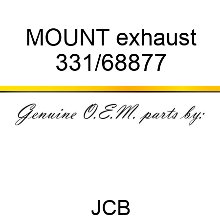 MOUNT exhaust 331/68877