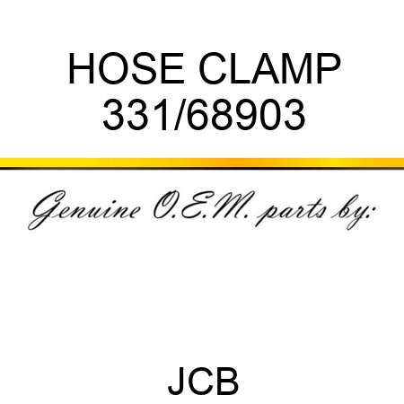 HOSE CLAMP 331/68903