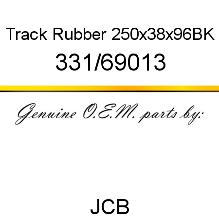 Track, Rubber, 250x38x96BK 331/69013