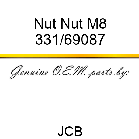 Nut Nut M8 331/69087