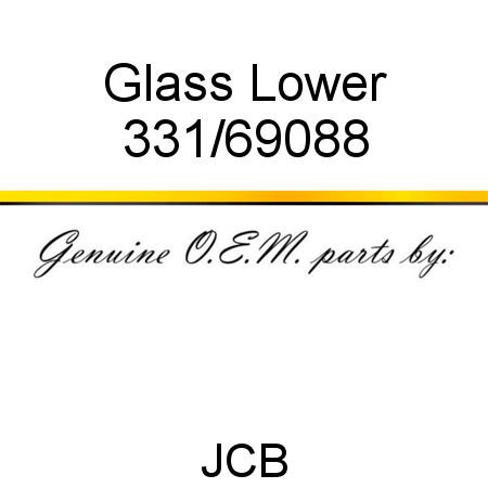 Glass Lower 331/69088