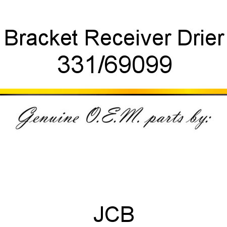 Bracket, Receiver Drier 331/69099