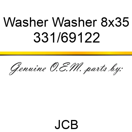 Washer Washer 8x35 331/69122