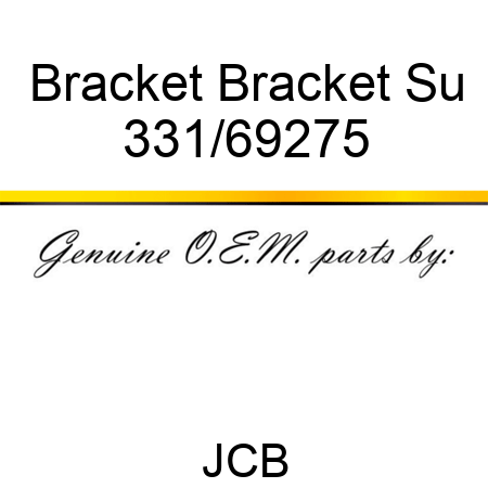 Bracket Bracket Su 331/69275
