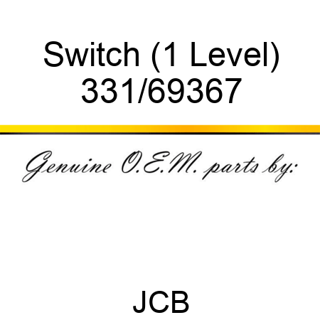 Switch (1 Level) 331/69367