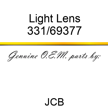 Light Lens 331/69377