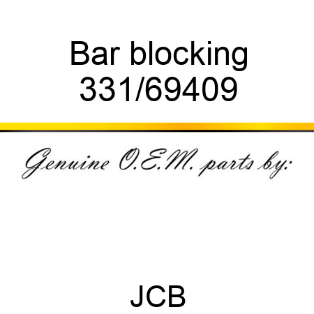 Bar blocking 331/69409
