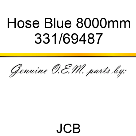 Hose Blue 8000mm 331/69487