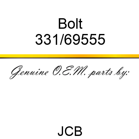 Bolt 331/69555