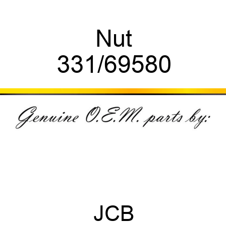 Nut 331/69580