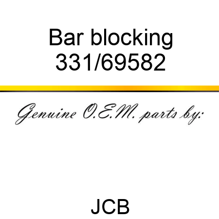 Bar blocking 331/69582