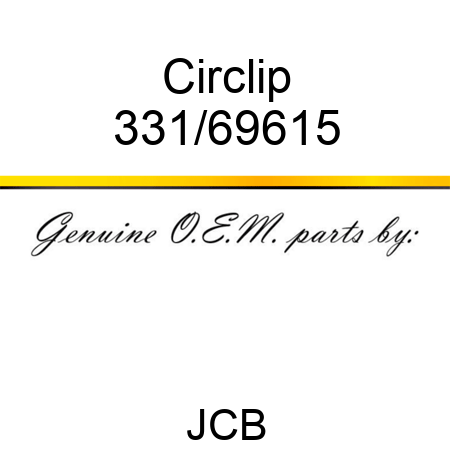 Circlip 331/69615