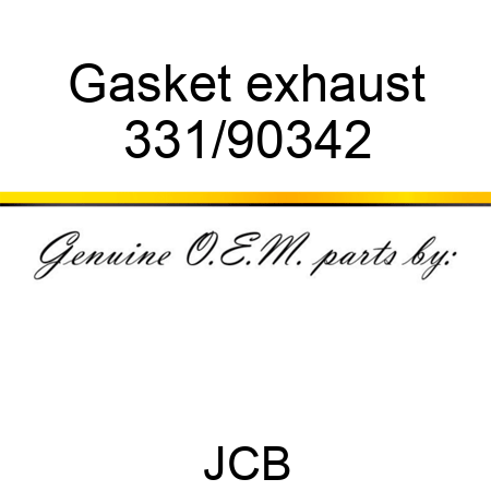 Gasket exhaust 331/90342