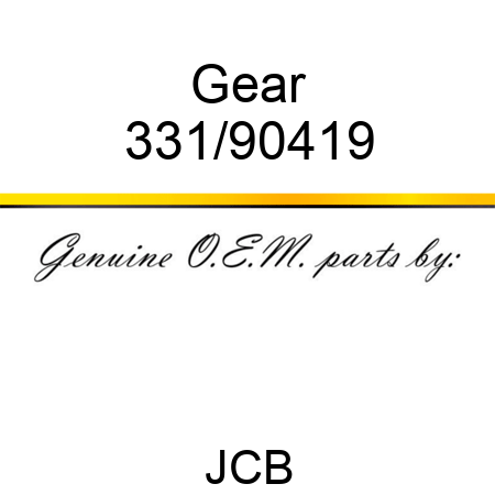 Gear 331/90419