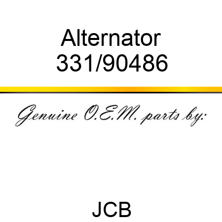 Alternator 331/90486