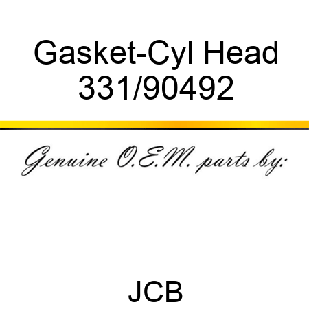 Gasket-Cyl Head 331/90492