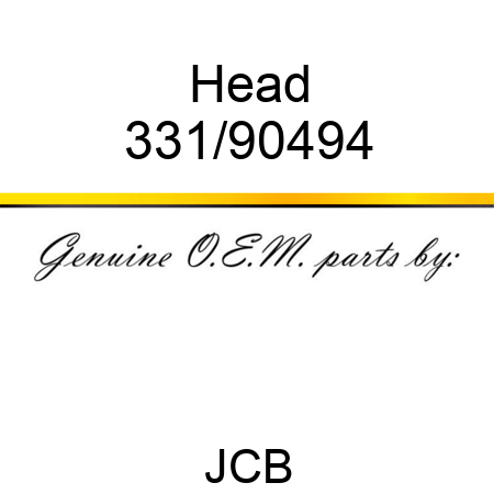 Head 331/90494
