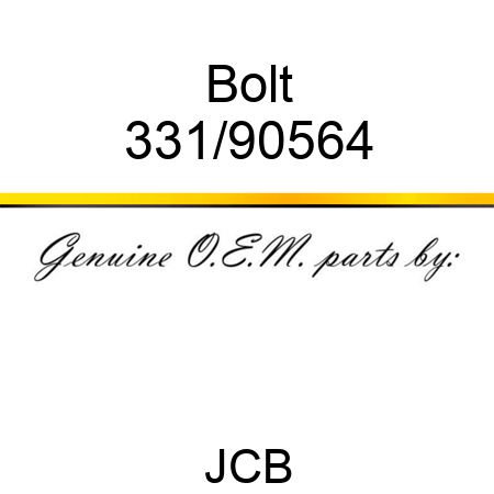 Bolt 331/90564